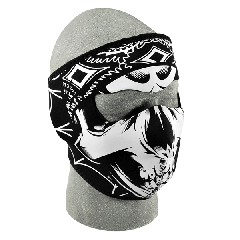 Lethal Threat Gangster Skull Face Mask
